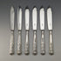 Circa 1930 British Vintage Silver Plated Fish Cutlery 6 Pair Set Hukin & Heath